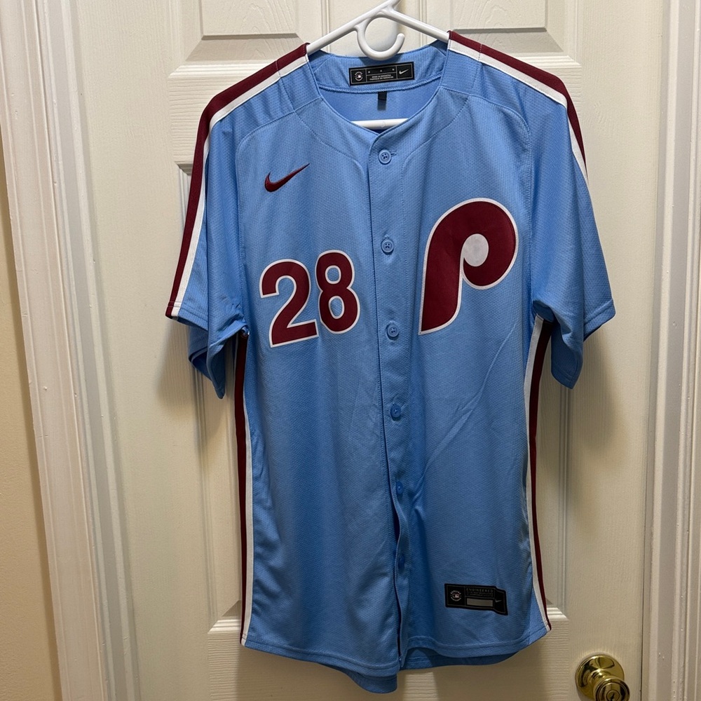 Offcially licensed Alec Bohm Phillies Jersey